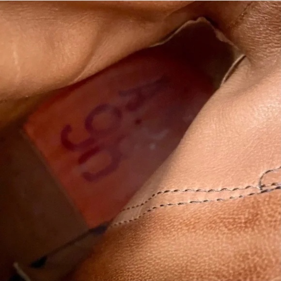 A.S. 98 Brown Leather Ankle Boots Studded Straps & Chunky Heel Size EU 40 - Picture 11 of 14